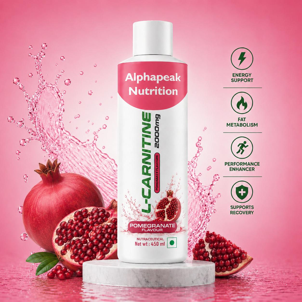 Alphapeak L-Carnitine 2000mg 450ml