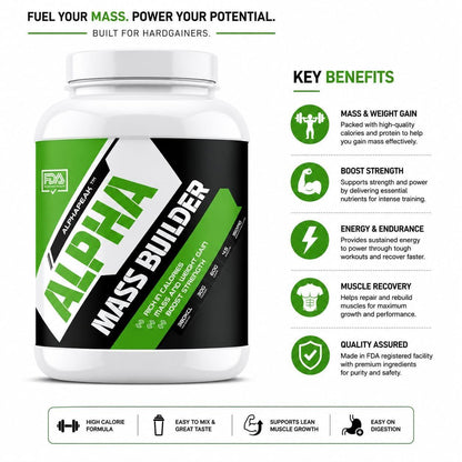 ALPHAPEAK Mass Builder | Weight Gainer | Chocolate