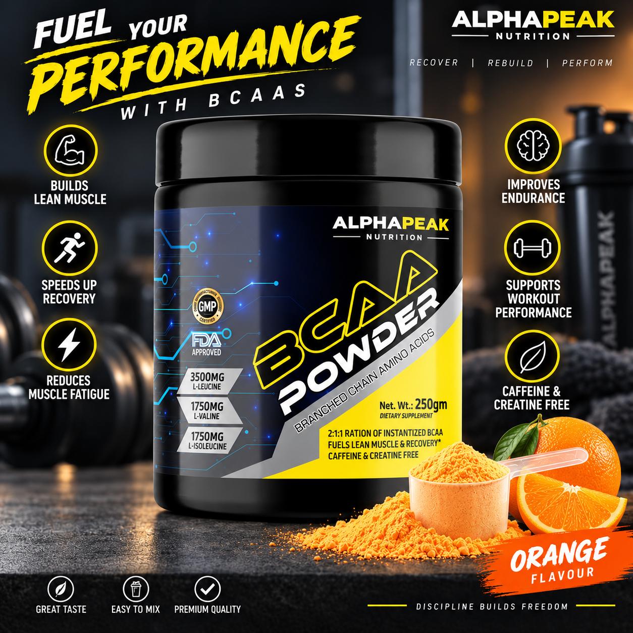 Alphapeak BCAA Powder 300g