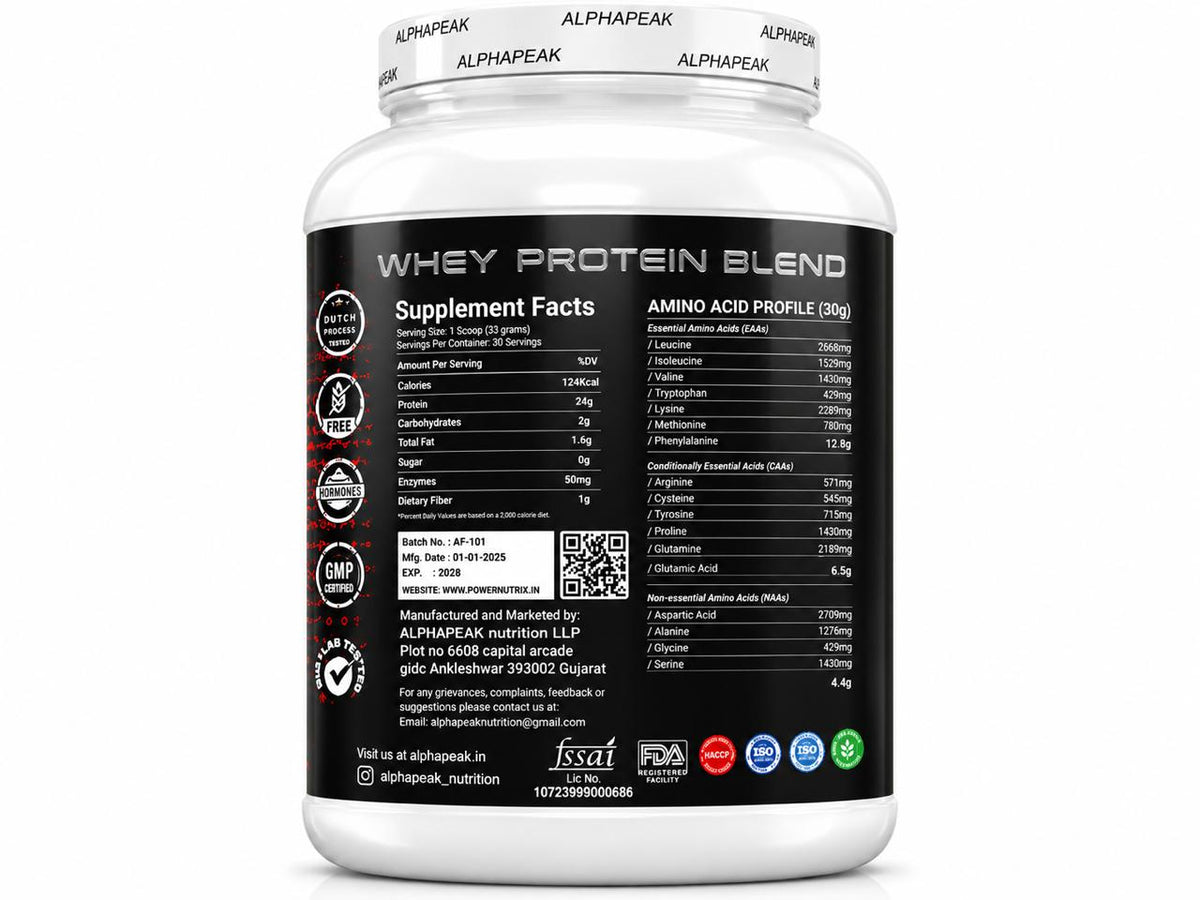 ALPHAPEAK Nutrition Whey Blend Protein