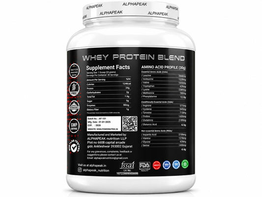 ALPHAPEAK Nutrition Whey Blend Protein