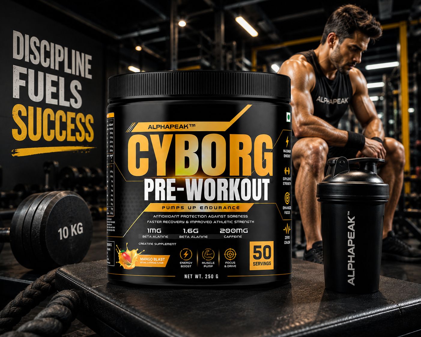Cyborg Mango Blast Pre-Workout 250g
