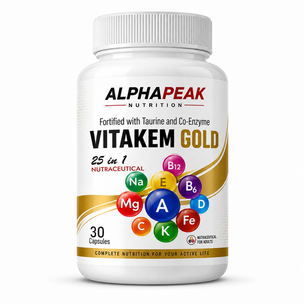 Alphapeak Vitakem Gold Multivitamin Capsules