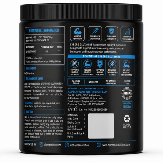 Alphapeak Cyborg Glutamine 300g