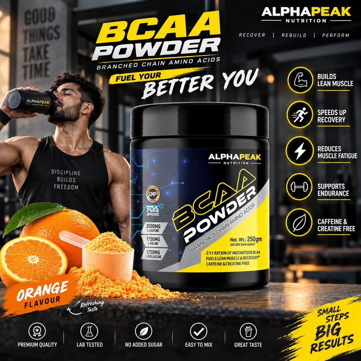 Alphapeak BCAA Powder 300g