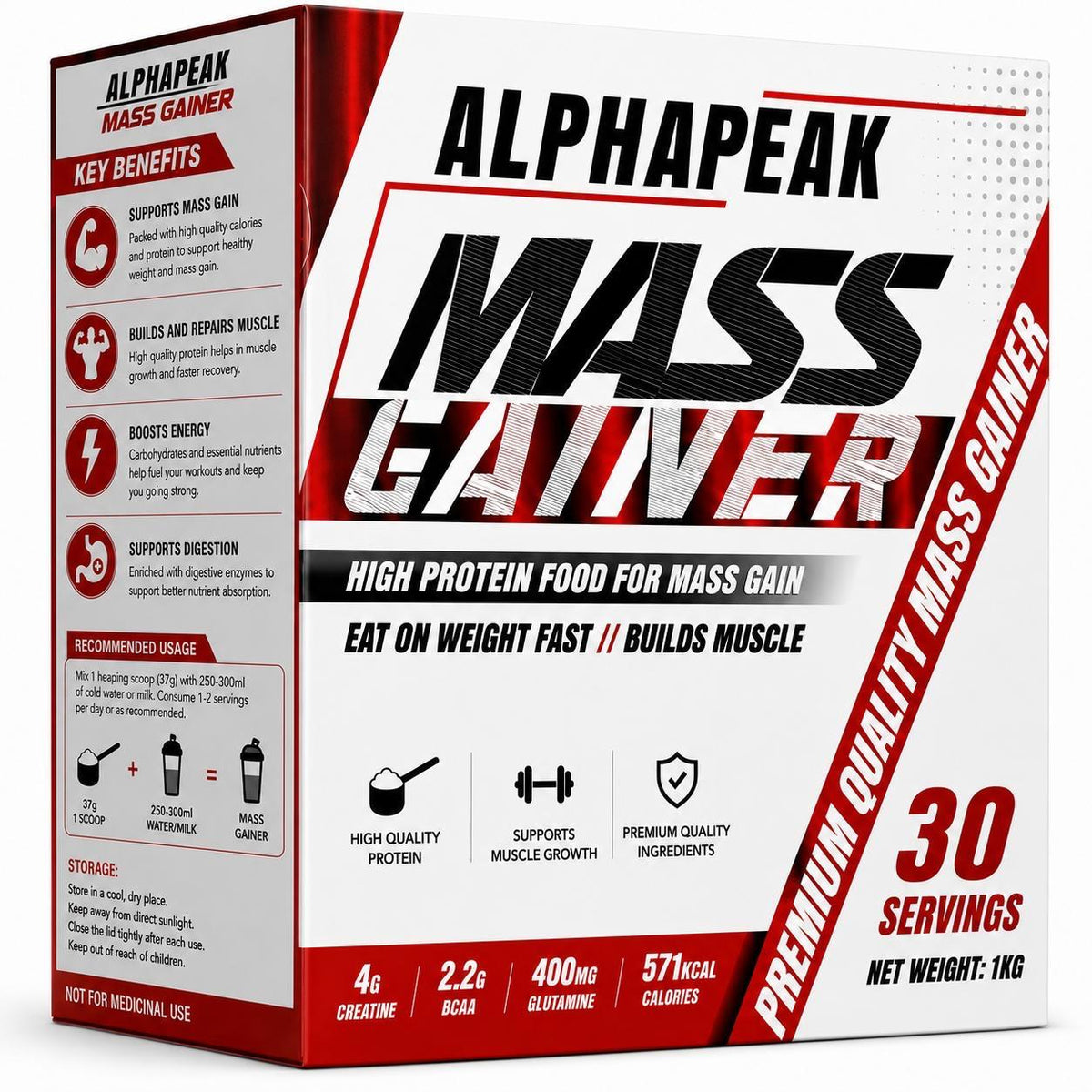 ALPHAPEAK Premium Mass Gainer