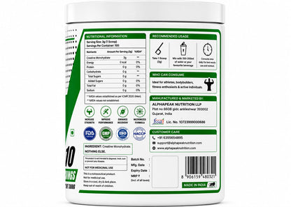 Alphapeak Creatine Monohydrate