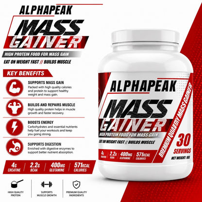 ALPHAPEAK Premium Mass Gainer