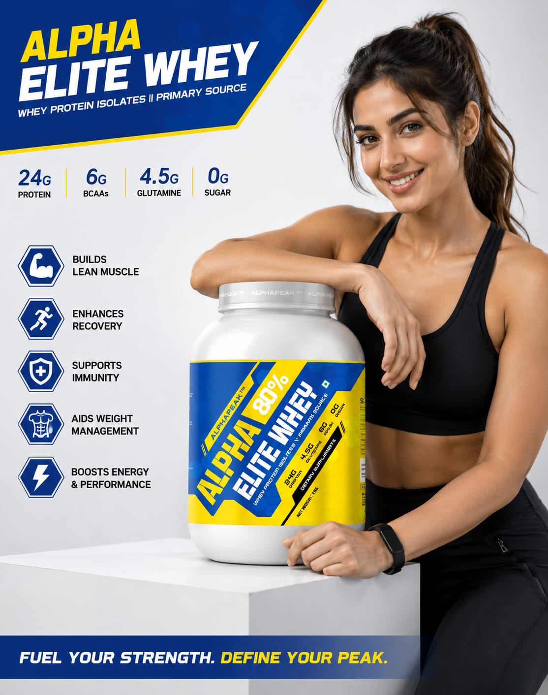 Alphapeak Alpha Whey Protein 1kg