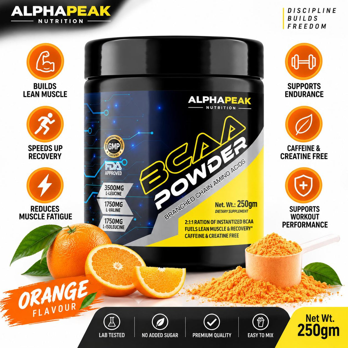 Alphapeak BCAA Powder 300g